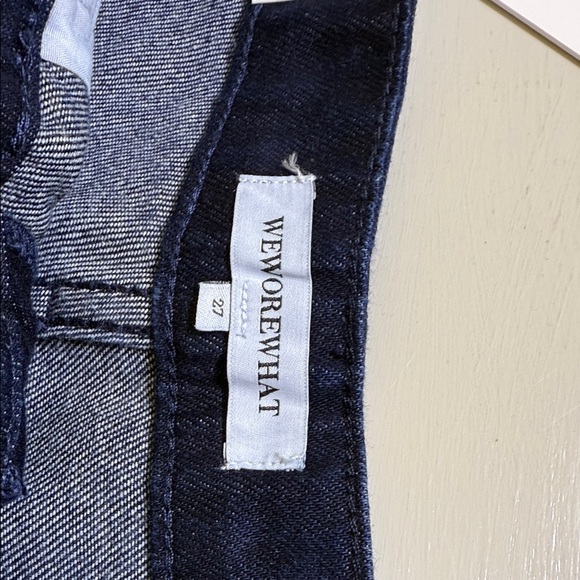 WEWOREWHAT Dark Blue Low Rise Dad Jeans Size 27 - Picture 12 of 14
